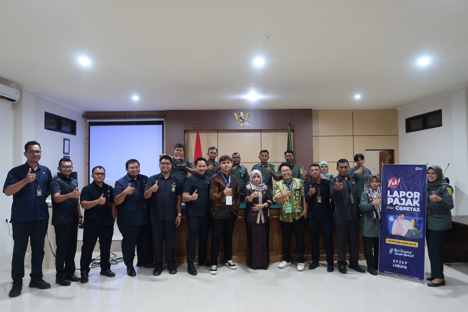 Sosialisasi Pengisian dan Pelaporan SPT PPh 21 di Pengadilan Negeri Labuha