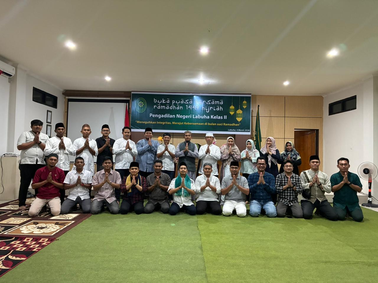 Pengadilan Negeri Labuha Gelar Public Campaign Zona Integritas dan Buka Puasa Bersama